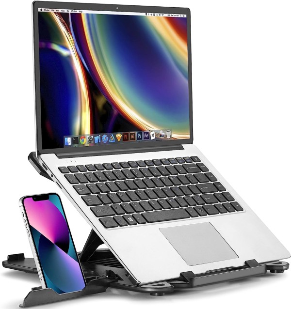 Laptop Riser for MacBook Pro and Air 13 15 17 inch, Laptop Stands Adjustable, Ergonomic Computer Stand