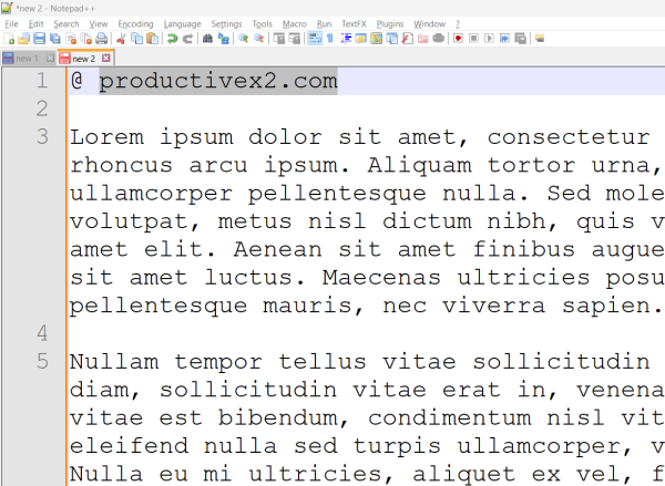 Notepad++ Preview