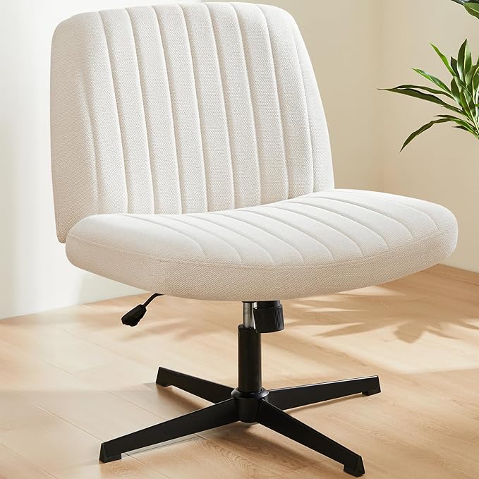 Sweetcrispy Cross Legged & Armless Office Chair