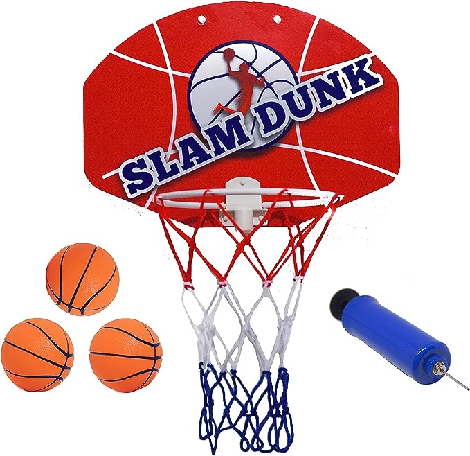 Kipi Toys Store Slam Dunk Indoor Mini Basketball Hoop Set