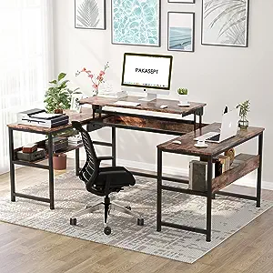 PAKASEPT U- Shaped Desk with Lift Top