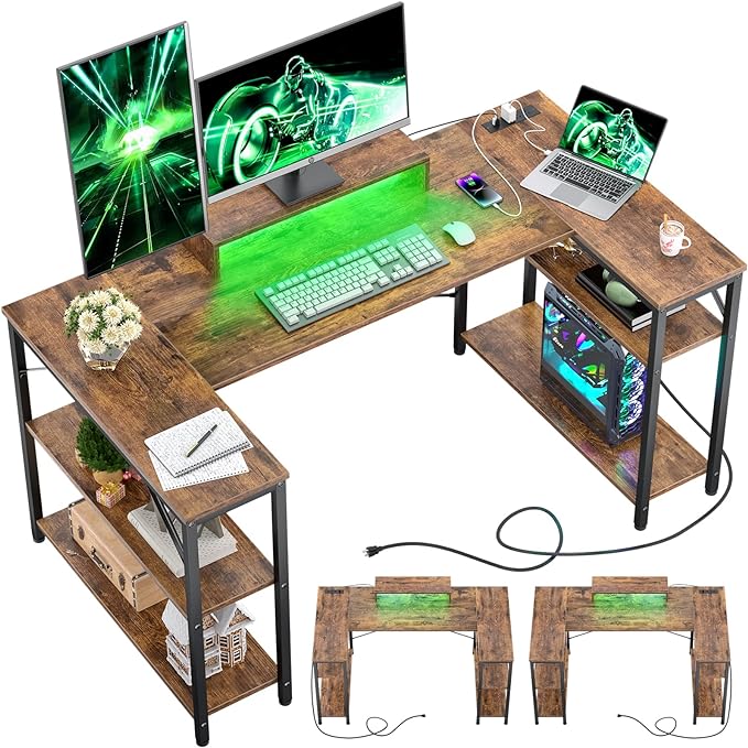 Homieasy U Shaped Computer Desk