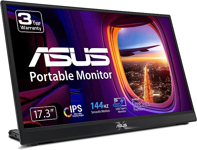 ASUS ZenScreen 17” 1080P Portable USB Monitor